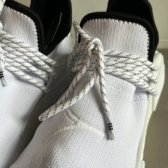 Adidas x Pharrell NMD Human Race Cloud White Sneakers - Picture 7 of 11